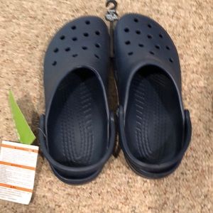 Brand New Navy Blue Crocs Size 10 US